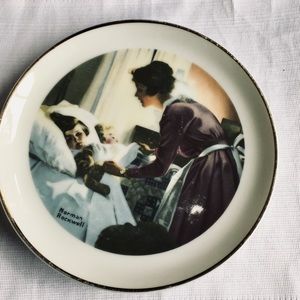 Norman Rockwell A Mother’s Love Porcelain Plate